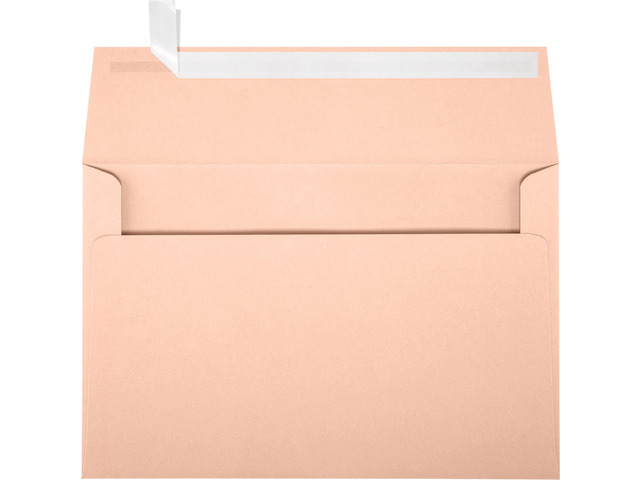 A9 Invitation Envelopes Peel & Press 5 3/4' x 8 3/4' Blush Pink 80lb. Text 500 Qty