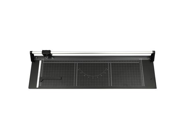 36 Inch Precision Rotary Paper Cutter, Desktop Office Paper Trimmer, Manual Straight Paper Trimmer with Roller Cutter Head and Round Blade for.
