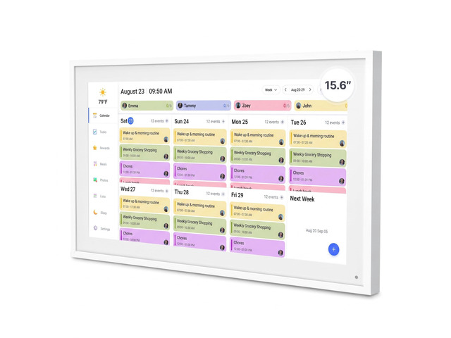 15.6 Inch Smart Digital Calendar, Wall Electronic Calendar, 1920 * 1080 IPS Full HD Touch Screen Display for Family Meal Planner Support - Seamless...