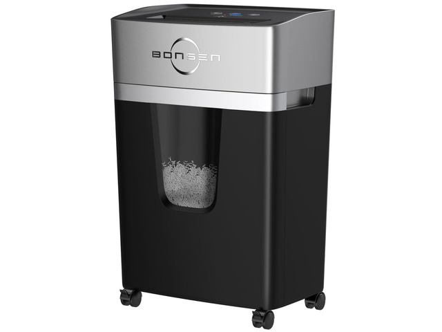 P-4 24-Sheet Micro Cut Paper Shredder for Home Office Use 40-Minutes Running Time, 55 dB Ultra-Quiet with Anti-Jam, Shredding Shreds Credit...