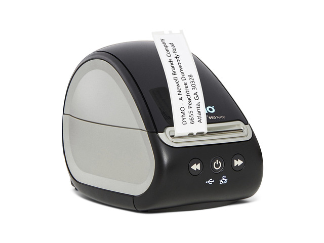 LabelWriter 550 Turbo Label Printer, High-Speed Direct Thermal Printing, Automatic Label Recognition, Prints Variety of Label Types Through USB or...