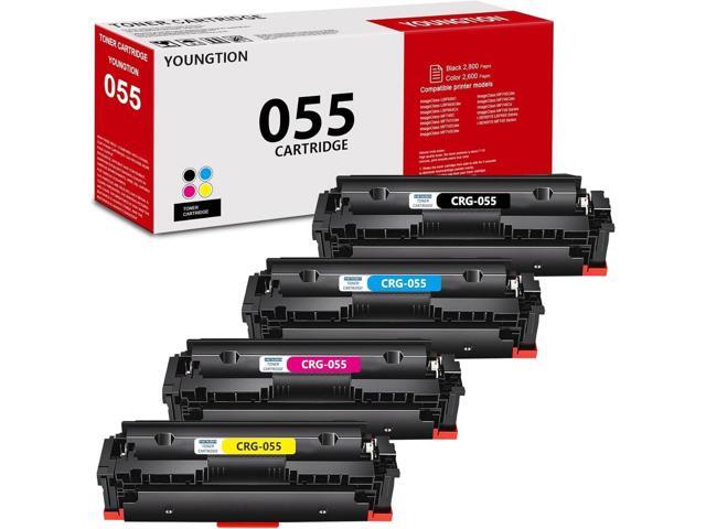 055 Toner Cartridges High-Yield 4-Pack(BK/C/M/Y) Compatible MF743cdw Toner Replacement for Canon 055 Toner Cartridge Set for Color imageCLASS...