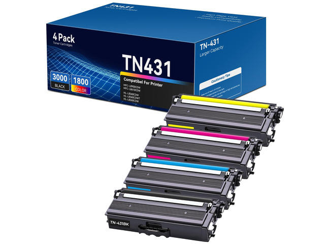 TN431 TN-431 Toner Cartridges Compatible for Brother TN431 TN-431 TN 431 TN433 for Brother MFC-L8900CDW Toner Cartridges MFC L8900CDW HL-L8360CDW...