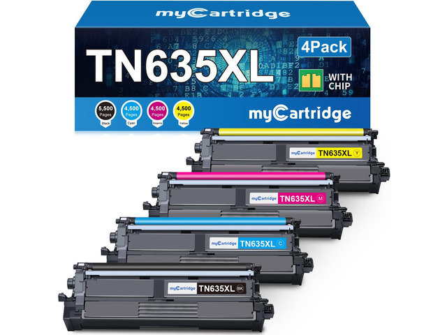 TN635XL TN635 Toner Cartridge Set MFC-L8930CDW HL-L8430CDW MFC-L8730CDW Compatible for Brother TN635XXL TN-635XL TN 635XL Toner for HL-L8570CDW...