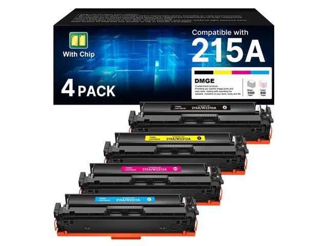 215A Toner Cartridges 4 Pack for HP 215A W2310A W2311A W2312A W2313A Compatible for HP Color Laseret Pro MFP M182nw M183fw M183fdw M155dw M155nw...