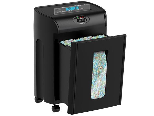Paper Shredder, 16-Sheet Cross Cut with 4.76-Gallon Pull Out Basket, P-4 Security Level, 3-Mode Design Shred Paper and CD/Credit Card, Durable & Fast...