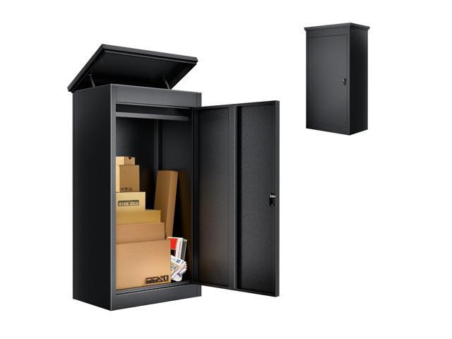 Package Delivery Boxes & Mailbox,Large Parcel Drop Box with Keys, Steel Mailbox with Waterproof Anti-Theft Function, Not Easy Deformed for.