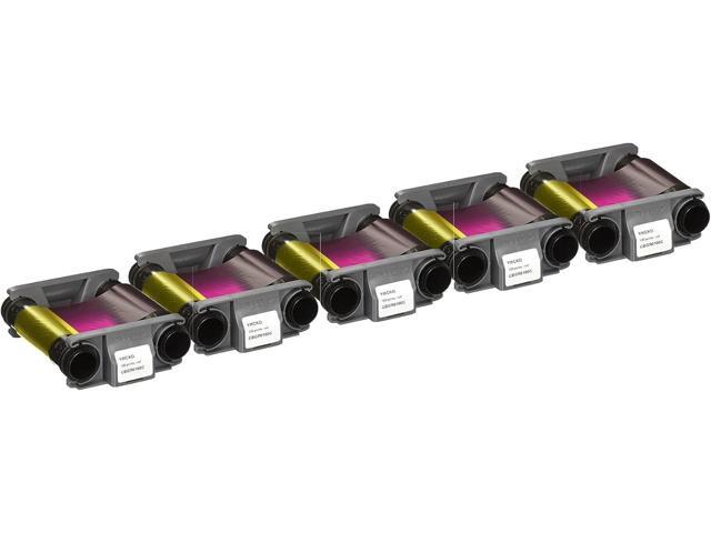 CBGR0100C Badgy100 & Badgy200 Color Ribbon - YMCKO - 100 Prints AID Software Demo Card (5 Pack)