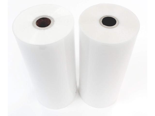 12-inch 1.5 Mil Matte-Satin Thermal Laminating Roll Film, 500-feet Length (Pack of 2 Rolls) Wound on 1-inch supply cores, Clear After Heat.