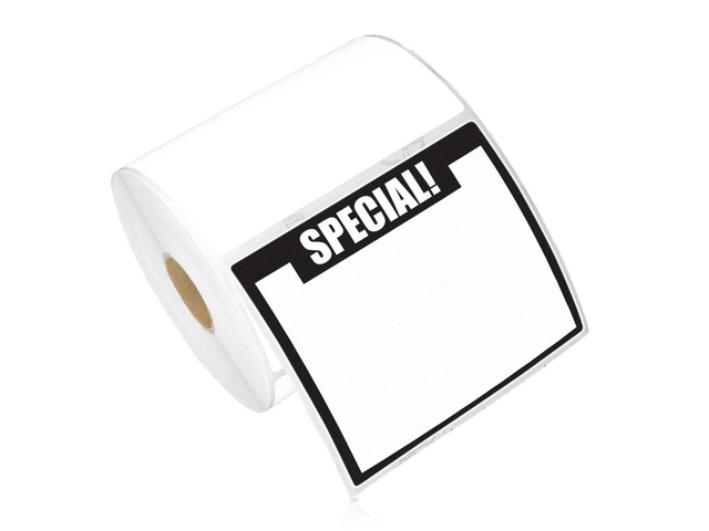 3.5' x 3' Direct Thermal Labels, 5000 Labels Compatible with Zebra & Rollo Desktop Label Printers and More, 1' Core, Permanent Adhesive &...