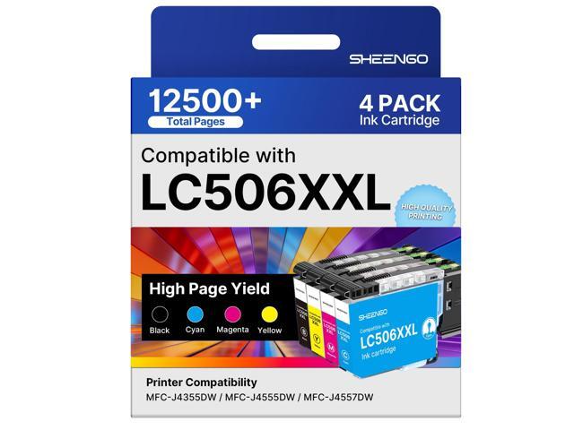 LC506XXL Super High Yield LC506 LC506XL Ink Cartridges Compatible for Brother LC506 Ink Cartridges LC506XXL LC506XL LC 506 XL for Brother...