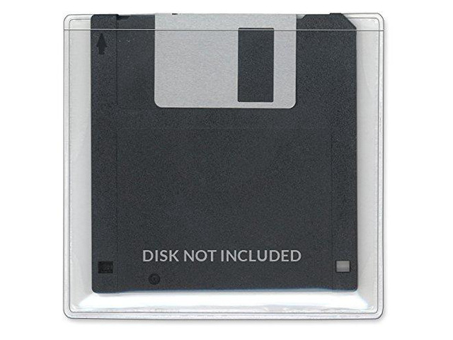 StoreSMART - Peel & Stick Pocket - for 3.5' Floppy Disks - Clear Plastic - 100-Pack - ZSTB788S-100