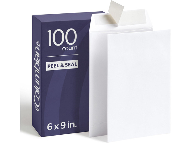 6 x 9 Catalog Envelopes, Catalog-Style with Self Seal Closure, Heavyweight 28 lb Paper, Self Sealing Envelopes for Mailing, Filing and Organizing,...