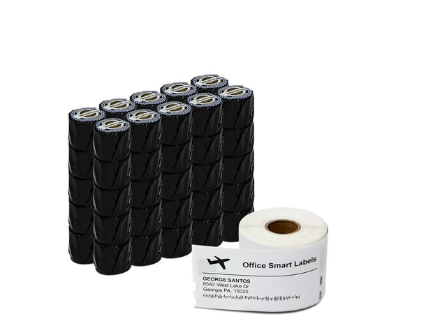 2-1/8 x 4 inch Shipping Labels Compatible with 30323, 50 Rolls, 240 Labels Per Roll