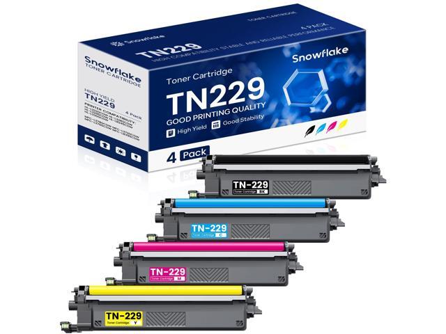 TN229 Toner Cartridges Compatible TN2294PK 4-Pack Printer Toner Cartridges Replacement for Brother TN229 229 TN-229 MFC-L3765CDW MFC-L3780CDW...