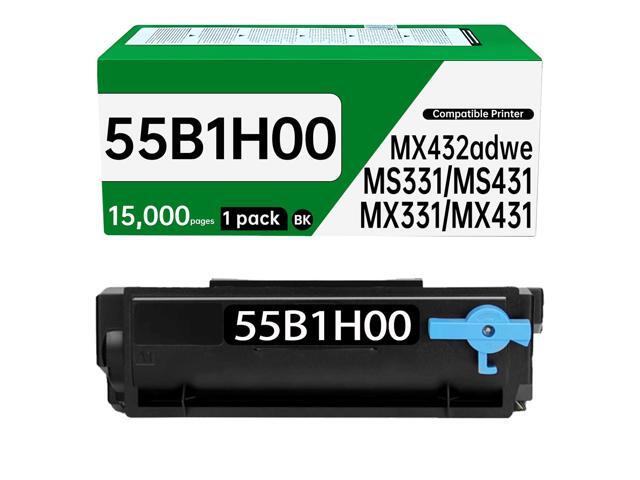 55B1H00 MS331 MS431 Toner Cartridge (15,000 Pages) with Chip Replacement Compatible for Lexmark MS431dn MS431dw MX431adn MX432adwe MS331dn...