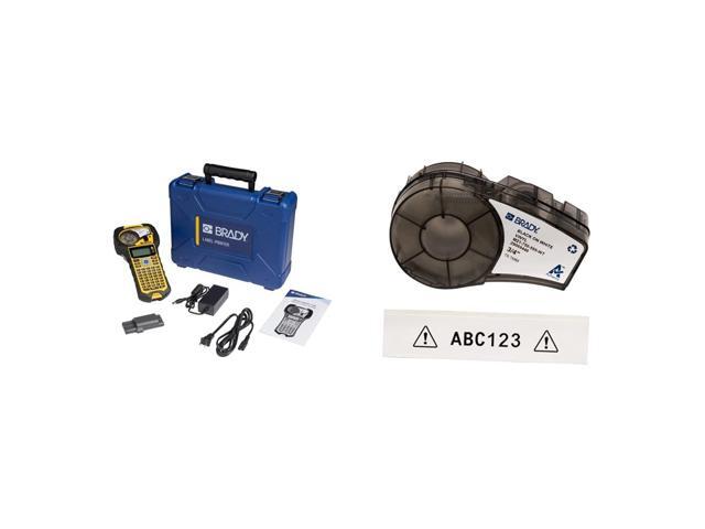 M210 Portable Label Printer Kit (M210-KIT) and Authentic All-Weather Vinyl Label