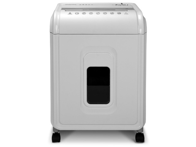 High-Security 12-Sheet Micro-Cut Paper/CD and Credit Card Shredder with 5.7 Gallon Pullout Basket / 60 Mins Running Time/Security Level P-4