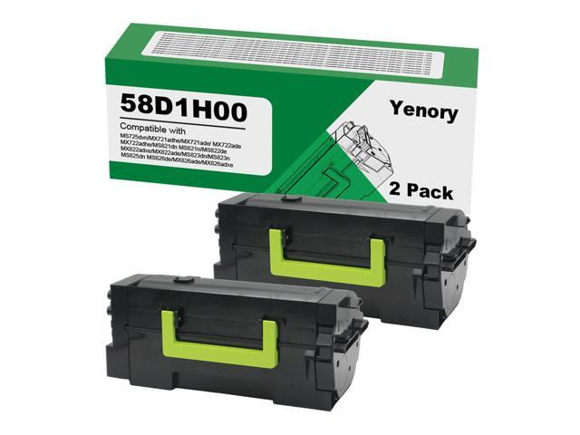 58D1H00 Black High Yield Toner Cartridge Replacement for Lexmark 58D1H00 58D1U00 58D1000 58D1X00 Toner Cartridge for MS725 MS821 MS822 MS823 MS824...