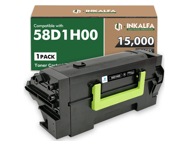 58D1H00 Black MS823 MS821 Toner Cartridge 58D1000 High Yield 1 Pack Remanufactured Compatible for Lexmark MS823dn MS821dn MS725 MS822 MS825 MS826...