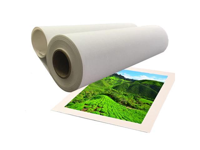 Poly-Cotton 44'x40ft Canvas Roll with Waterproof Matte Surface Inkjet Canvas for Art Prints Oil Paintings Advertising Decorative Painting and Wide...