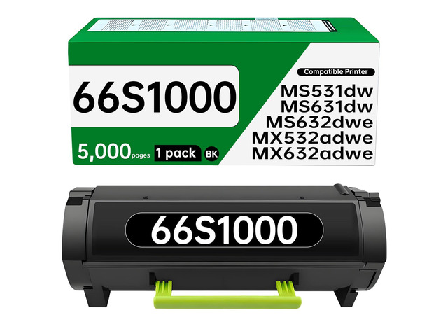 66S1000 MS531 MX532 Toner Cartridges High Yield (with Chip) Compatible with Lexmark 66S1000 66S1H00 Toner Cartridge for MS531dw MS631dw MS632dwe...