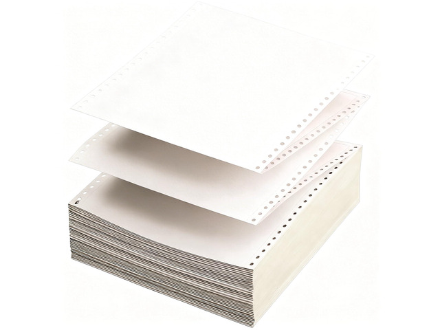 884800 Carbonless Dot Matrix Paper 9.5 x 11 Continuous 4 Part White Canary Pink Gold, 800 Sheets, Printer Paper Bulk for Invoices Forms Receipts,...