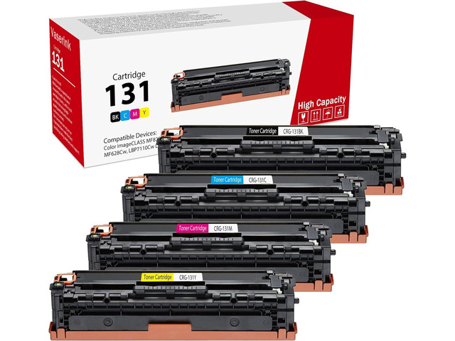 131 Toner Cartridges Compatible mf8280cw mf624cw Toner Replacement for 131 High-Yield 131BK 131C 131M 131Y 4PK Toner Cartridges Replacement for...