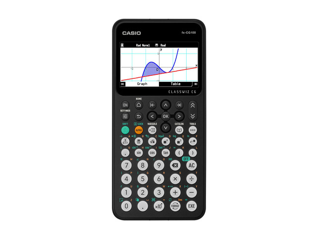 fx-CG100 ClassWiz Color Graphing Calculator with 3D Graph & Python Large High-Res Display, Basic & Advanced Functions Ideal for Exams, STEM,...