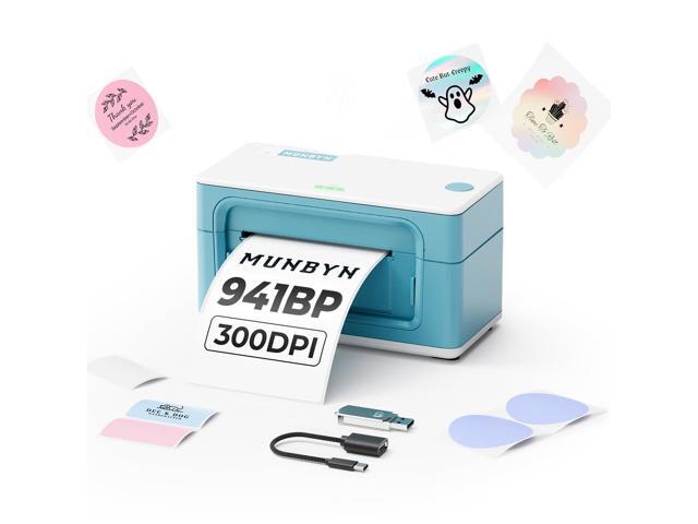 Bluetooth Thermal Label Printer 941BP, Wireless 300DPI 4x6 Shipping Label Printer for Small Business Compatible with Windows, Mac, iPhone, Android,...