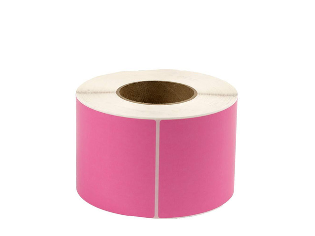4x6 Hot Pink Thermal Transfer Labels (3' Core) - 1000 Labels/Roll - 4 Rolls, (RTT4060AP*806)