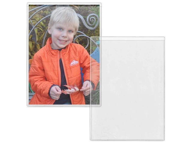 StoreSMART - 5' x 7 1/8' Peel & Stick Pockets - Open Short Side - 100 Pack - STB1178S-100