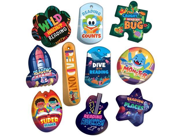 Elementary Student Young Readers Builder Brag Tag Value Pack: 500 Tags (50 Tags for Each Design)