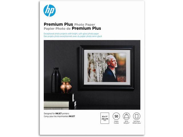 Premium Plus Photo Paper, Satin, 8.5x11 in, 50 sheets (CR667A) (Pack of 5)