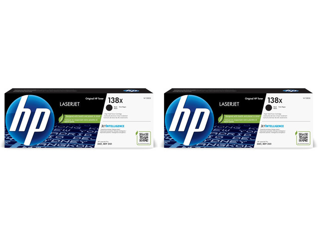138X Black High-Yield Toner Cartridge Works LaserJet Pro 3001 Series,LaserJet Pro MFP 3101 Series W1380X,(Pack of 2)