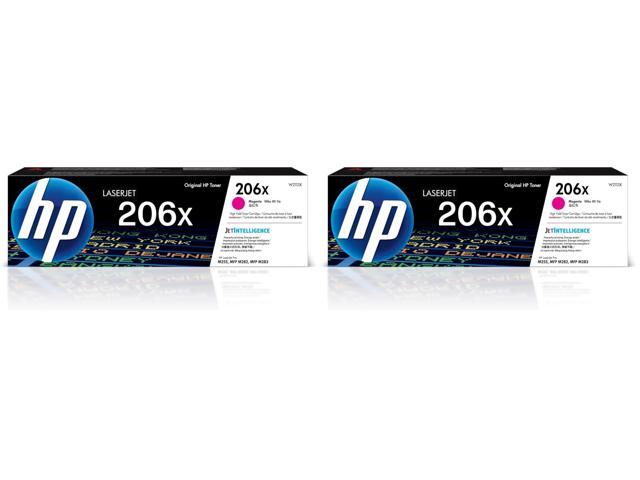 206X Magenta Toner Cartridge Works with Color LaserJet Pro M255,MFP M282,M283 Series W2113X,(Pack of 2)