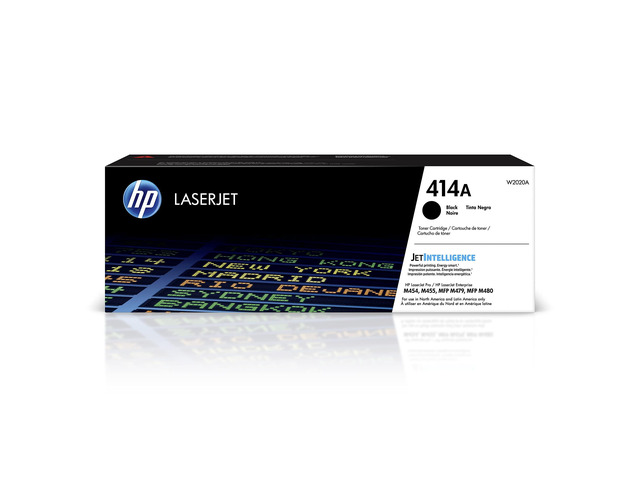 414A Black Toner Cartridge Works with Color LaserJet Enterprise M455dn, MFP M480f, Pro M454, MFP M479 Series W2020A