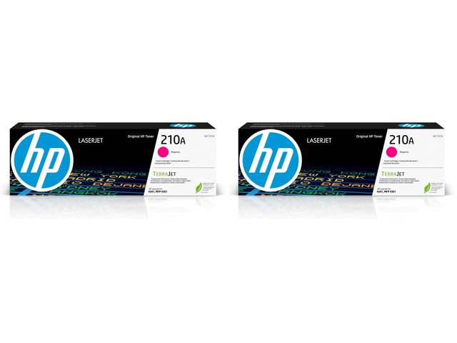 210A Magenta Toner Cartridge Works Color LaserJet Pro 4201,Color LaserJet Pro MFP 4301 Series W2103A,(Pack of 2)