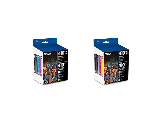410 Claria Premium Ink High Capacity Black & Standard Color Cartridge (T410XL-BCS) Works with Expression XP-530,630,640,7100,830,(Pack of 10)