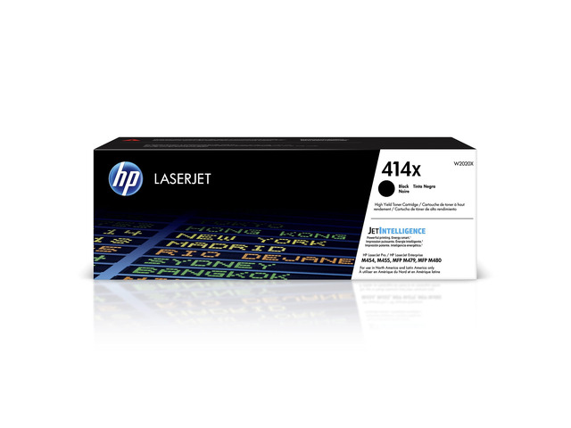 414X Black High-Yield Toner Cartridge Works with Color LaserJet Enterprise M455dn, MFP M480f, Pro M454, MFP M479 Series W2020X