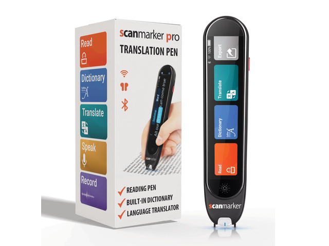 Pro Translation Pen & Reading Pen for Kids & Adults Assistive Tool & Language Translator Device for Dyslexia, Reading Support & Language...