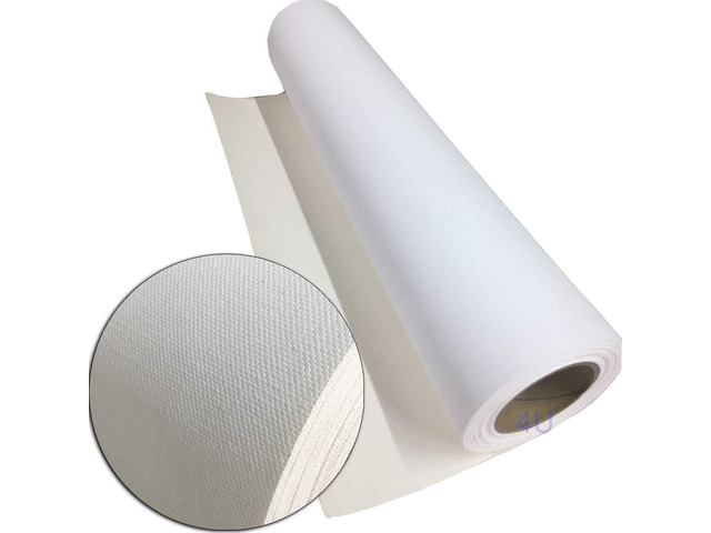 Digital Inkjet Printable Canvas 36'x40ft. Roll Waterproof Matte Polyester-Cotton Canvas
