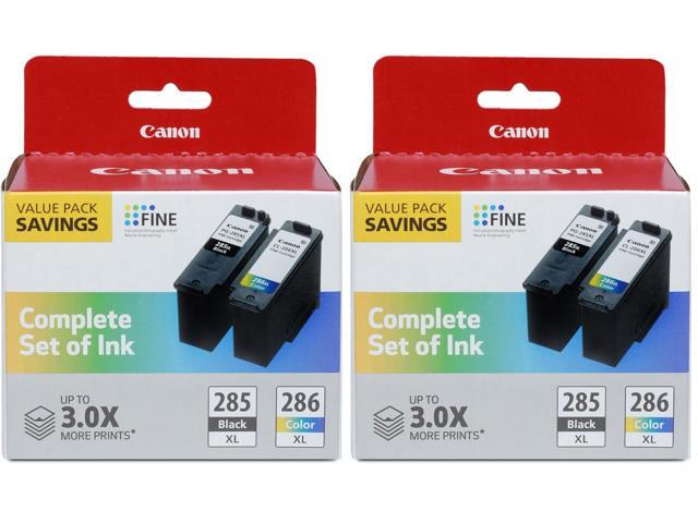 PG-285 XL/CL-286 XL Genuine Ink Value Pack (2 Cartridges),Compatible with TR7820,TS7720/7722,(Pack of 2)