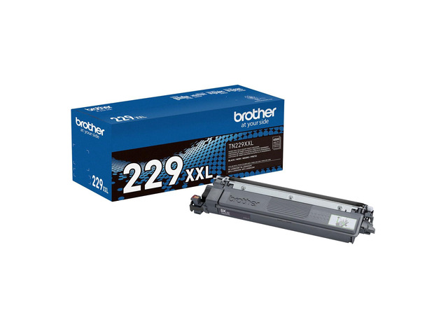 Genuine TN229XXLBK Black Super High Yield Printer Toner Cartridge - Print up to 4,500 Pages(1), Compatible with HL-L3295CDW, HL-L8245CDW,...