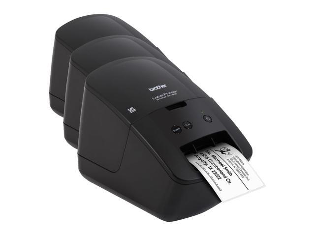 QL-600 Desktop Monochrome Label Printer up to 2.4' Width, No Ink Required, uses Genuine DK Drop-in Rolls for Fast Labeling and Easy Integration.