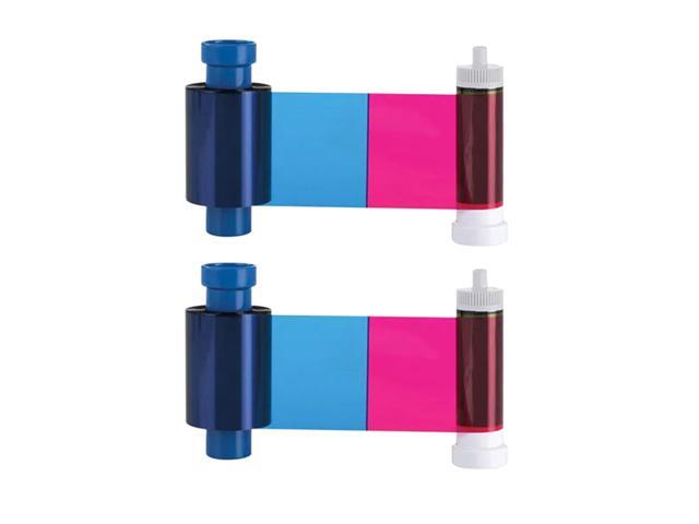 2 x Magicard 300 Printer MC300YMCKO/2 Color Ribbon - YMCKO - 300 Prints Software Demo Card