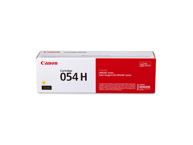 Genuine 054 Yellow Toner Cartridge High Capacity Compatible with LBP622Cdw, LBP623Cdw, MF641Cdw, MF642Cdw, MF644Cdw
