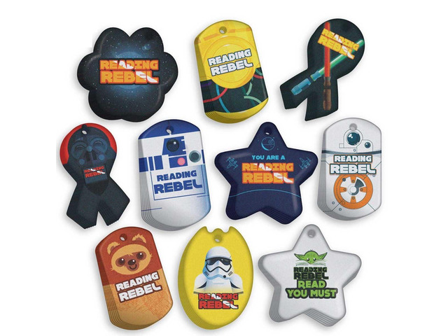 Reading Rebel Brag Tag Value Pack: Wearable Incentives Young Readers 500 Tags (50 Tags for Each Design)
