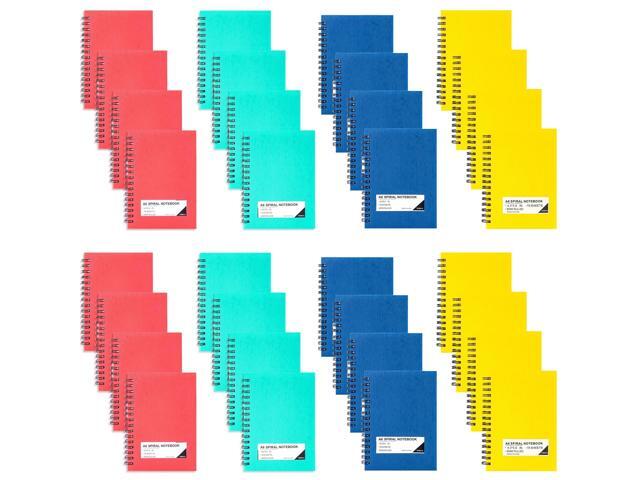 Small Spiral Notebooks 4x6,Wide Ruled Mini Journal,60 pack 4 Color 234 Sheets/468 Pages, Small Pocket Notebooks for School Work Notes, ideal for...