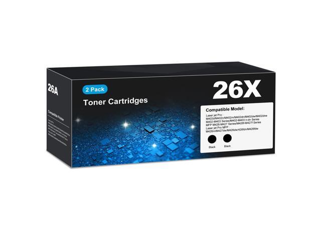 CF226X 26X Toner Cartridges Black (2-pack) for HP 26X 26A CF226A, Laser Jet M402n M426fdw Toner Cartridges, CF226 for Laser Jet pro M402n M426fdw...